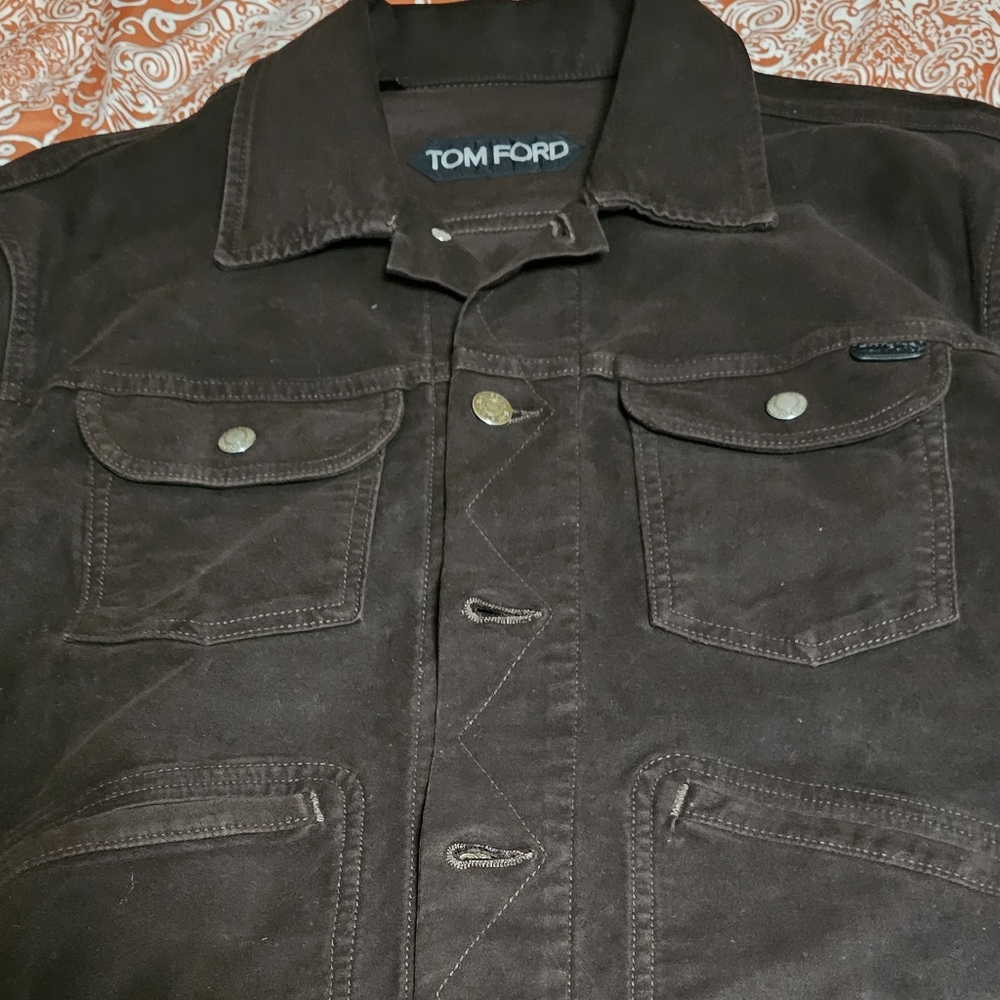 Tom Ford Brown Lightweight Shirt Jacket